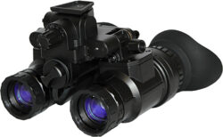 ATN NVGOPS3153HPW PS31-3 HFW Night Vision Goggles Matte Black 1x18mm Generation 3 Auto-Gated White Phosphor, 64-72 Ip/mm, A Grade Resolution