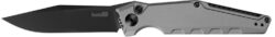 Kershaw 7900GRYBLK Launch 7 3.75" Folding Clip Point Drop Point Plain Black DLC CPM 154 SS Blade Gray Anodized Aluminum Handle Includes Pocket Clip